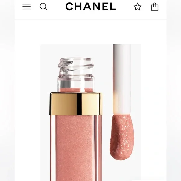 CHANEL Rouge Coco Gloss 722 Noce Moscata Gel Brillant Hydration NWT